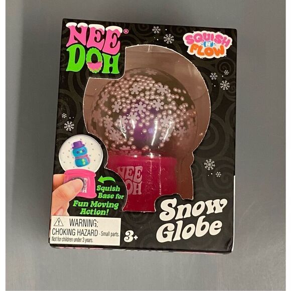 NEE DOH Snow Globe Christmas Squeeze Stress Toy Squish-N-Flow NeeDoh - Picture 1 of 4